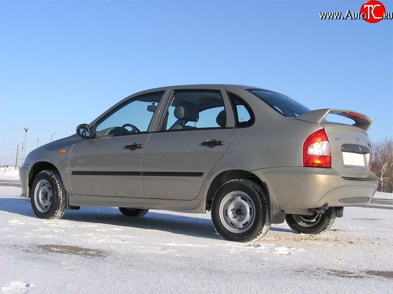 1 599 р. Молдинги (накладки на двери) Кураж Лада Калина Спорт 1119 (2008-2014) (Неокрашенные)  с доставкой в г. Самара