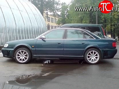 2 849 р. Молдинги (накладки на двери) STW Style Audi 100 С4 седан (1990-1995) (Неокрашенные)  с доставкой в г. Самара