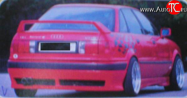 4 399 р. Накладка заднего бампера Sport Audi 80 B3 седан (1986-1991)  с доставкой в г. Самара