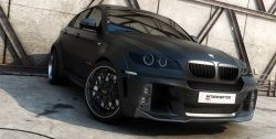 Юбка переднего бампера BMW X6 E71 рестайлинг (2012-2014)