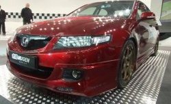 Накладка переднего бампера Mugen Style Honda (Хонда) Accord (Аккорд) ( 7 CL,  7 CM) (2005-2008) 7 CL, 7 CM седан рестайлинг, универсал рестайлинг
