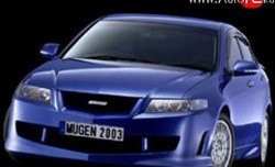 15 999 р. Передний бампер Mugen Style Honda Accord 7 CL седан дорестайлинг (2002-2005) (Без сетки, Неокрашенный)  с доставкой в г. Самара. Увеличить фотографию 3