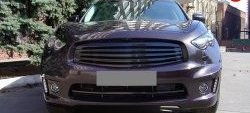 15 999 р. Решётка радиатора Style INFINITI FX37 S51 дорестайлинг (2008-2011) (Неокрашенная)  с доставкой в г. Самара. Увеличить фотографию 3