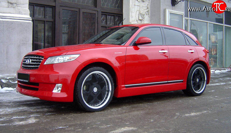 21 099 р. Передние крылья AERO INFINITI FX35 S50 дорестайлинг (2002-2005) (Неокрашенные)  с доставкой в г. Самара