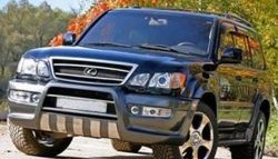 18 449 р. Передний бампер Red Aleti Lexus LX470 J100 дорестайлинг (1998-2002) (Неокрашенный)  с доставкой в г. Самара. Увеличить фотографию 2