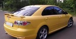 7 349 р. Накладка заднего бампера AERO Mazda 6 GG седан дорестайлинг (2002-2005) (Неокрашенная)  с доставкой в г. Самара. Увеличить фотографию 2