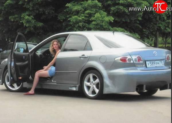 8 249 р. Задний бампер Mazda 6 GG седан дорестайлинг (2002-2005)  с доставкой в г. Самара