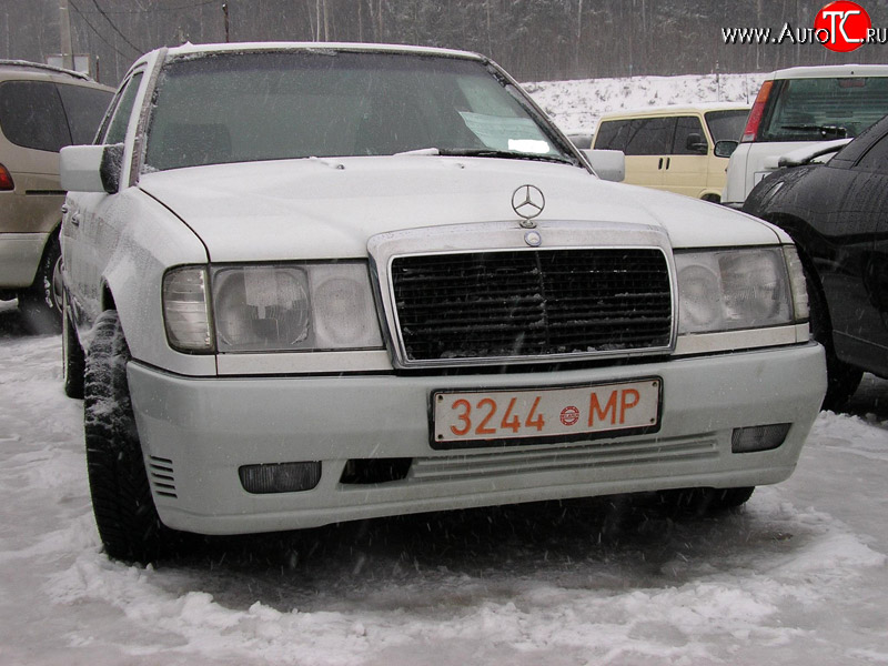 6 949 р. Передний бампер Classic на Mercedes-Benz E-Class W124 седан дорестайлинг (1984-1993)  с доставкой в г. Самара