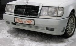 6 949 р. Передний бампер Classic на Mercedes-Benz E-Class W124 седан дорестайлинг (1984-1993)  с доставкой в г. Самара. Увеличить фотографию 2