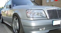 4 299 р. Накладка переднего бампера GT Dynamics Mercedes-Benz E-Class W124 седан дорестайлинг (1984-1993) (Неокрашенная)  с доставкой в г. Самара. Увеличить фотографию 5