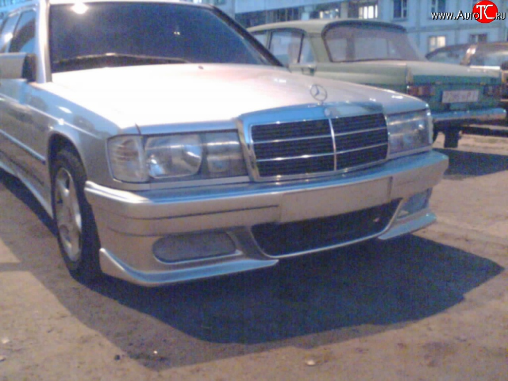 7 299 р. Передний бампер Rieger Mercedes-Benz C-Class W201 седан (1982-1992)  с доставкой в г. Самара