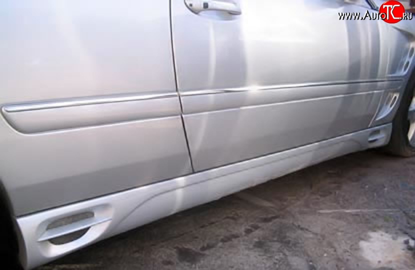 2 849 р. Пороги накладки McLaren F-01 Mercedes-Benz E-Class W210 дорестайлинг седан (1996-1999) (Неокрашенные)  с доставкой в г. Самара