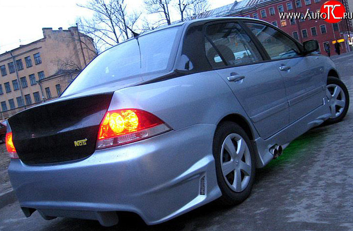 7 549 р. Задний бампер OS Mitsubishi Lancer 9 CS седан 2-ой рестайлинг (2005-2009)  с доставкой в г. Самара