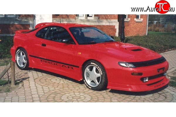5 399 р. Накладка переднего бампера Racing Toyota Celica T180 (1989-1993)  с доставкой в г. Самара