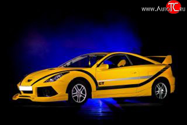 4 999 р. Накладка переднего бампера Gollardo Toyota Celica T230 (1999-2006)  с доставкой в г. Самара
