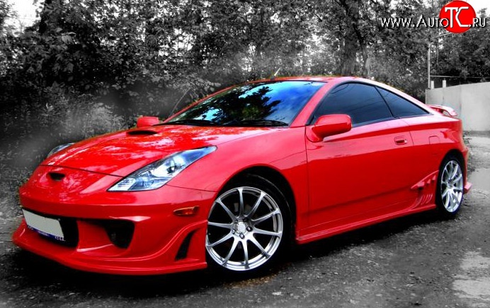 8 999 р. Передний бампер Dark Weber Toyota Celica T230 (1999-2006)  с доставкой в г. Самара