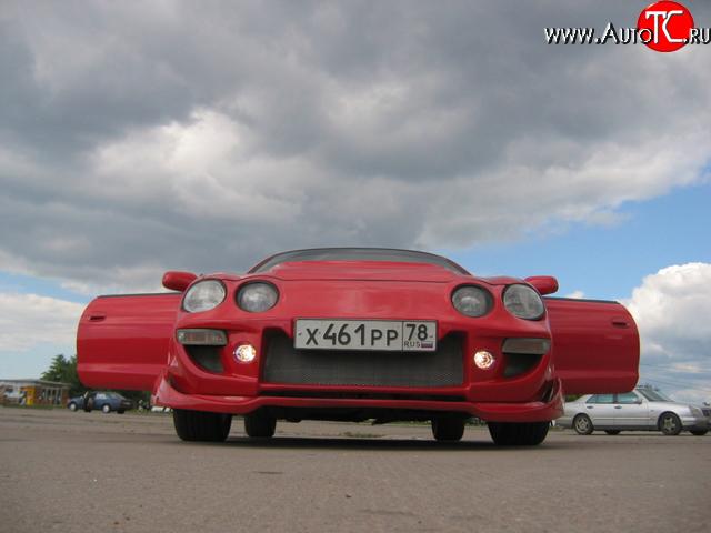 2 249 р. Нижняя юбка (сплошной элерон) Toyota Celica T210 (1993-1999)  с доставкой в г. Самара