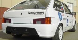 649 р. Накладка на задний номер Evo Лада 21099 (1990-2004) (Неокрашенная)  с доставкой в г. Самара. Увеличить фотографию 2