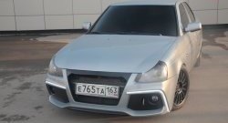 5 199 р. Передний бампер Fresh  Лада Приора ( 2170,  2171,  2172,  21728) (2007-2018) седан дорестайлинг, универсал дорестайлинг , хэтчбек дорестайлинг, купе дорестайлинг, купе рестайлинг, седан рестайлинг, универсал рестайлинг, хэтчбек рестайлин (Неокрашенный)  с доставкой в г. Самара. Увеличить фотографию 3