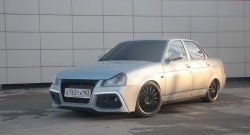 5 199 р. Передний бампер Fresh  Лада Приора ( 2170,  2171,  2172,  21728) (2007-2018) седан дорестайлинг, универсал дорестайлинг , хэтчбек дорестайлинг, купе дорестайлинг, купе рестайлинг, седан рестайлинг, универсал рестайлинг, хэтчбек рестайлин (Неокрашенный)  с доставкой в г. Самара. Увеличить фотографию 7