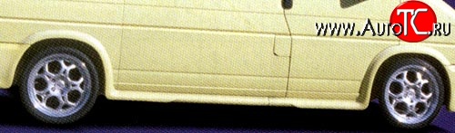 8 399 р. Пороги накладки с арками Varta Volkswagen Transporter T4 дорестайлинг (1990-1996) (Короткая база)  с доставкой в г. Самара