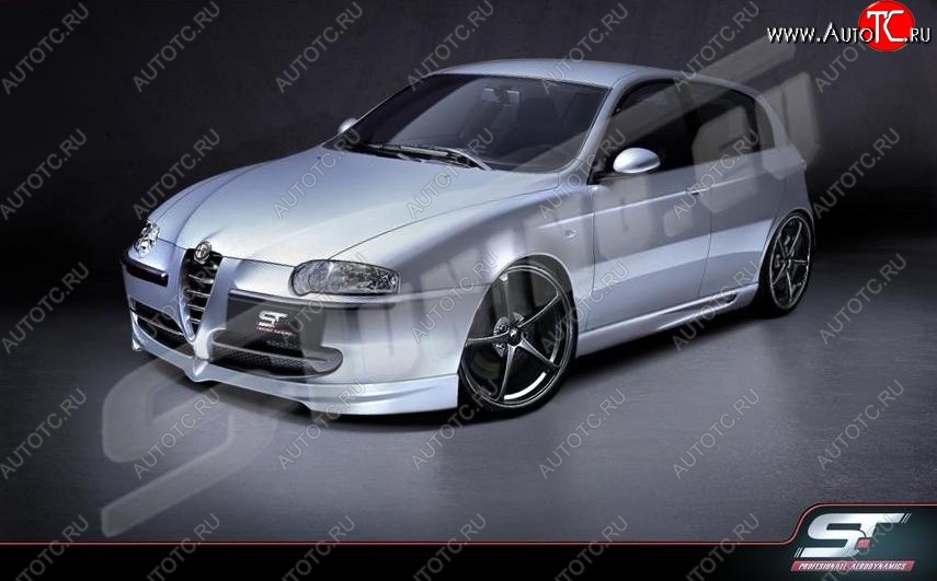 13 299 р. Накладка на передний бампер ST Alfa Romeo 145 930A дорестайлинг (1994-1999)  с доставкой в г. Самара