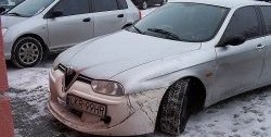 13 499 р. Передний бампер CT v2 Alfa Romeo 156 932 дорестайлинг, седан (1996-2002) (Неокрашенный)  с доставкой в г. Самара. Увеличить фотографию 3