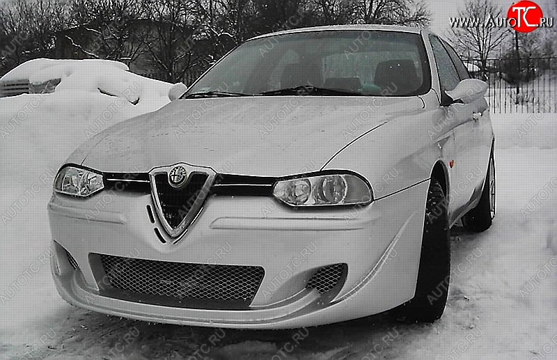 13 499 р. Передний бампер CT v2 Alfa Romeo 156 932 дорестайлинг, седан (1996-2002) (Неокрашенный)  с доставкой в г. Самара
