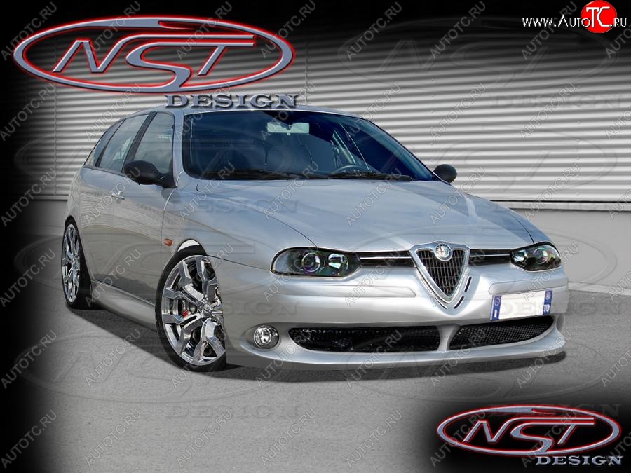 28 999 р. Передний бампер NST v2 Alfa Romeo 156 932 дорестайлинг, седан (1996-2002)  с доставкой в г. Самара