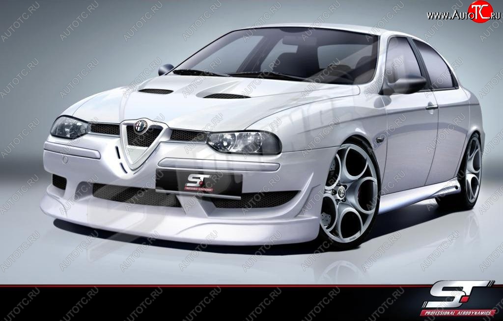28 999 р. Передний бампер ST Alfa Romeo 156 932 дорестайлинг, седан (1996-2002)  с доставкой в г. Самара