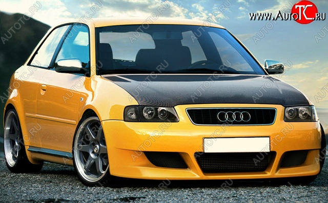25 899 р. Передний бампер Rieger Audi A3 8L1 хэтчбэк 3 дв. дорестайлинг (1996-2000)  с доставкой в г. Самара