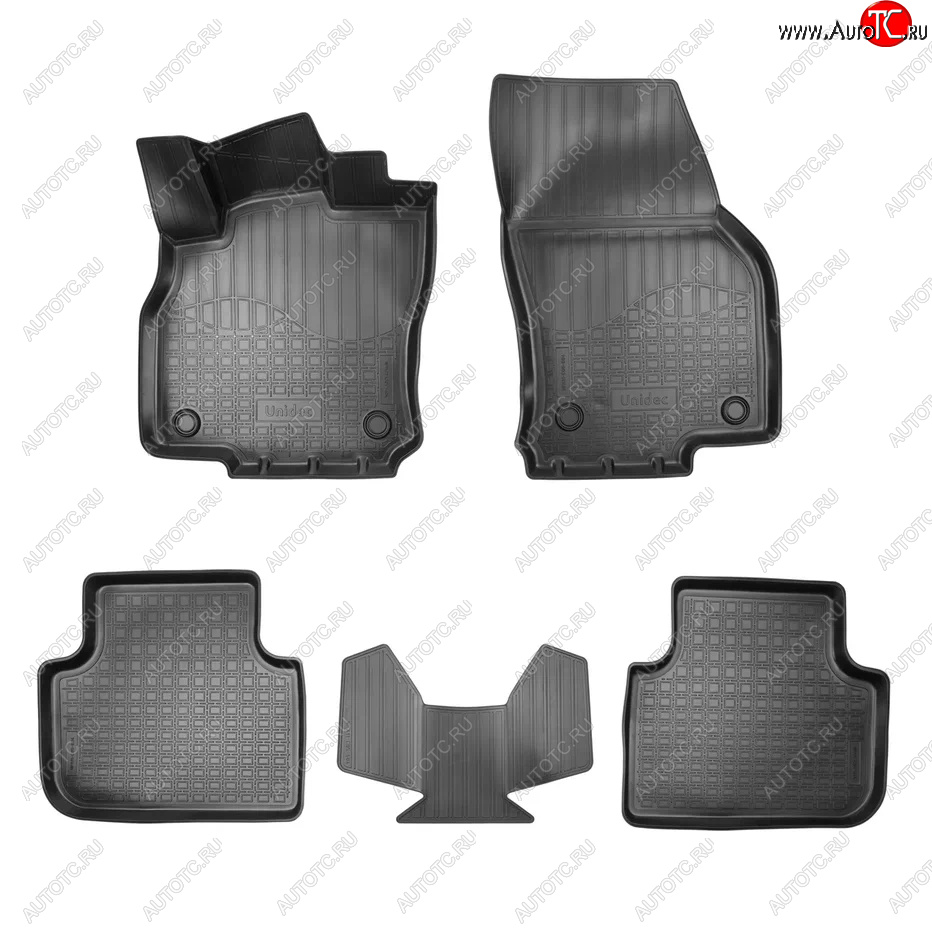 3 079 р. Коврики салона Norplast Unidec Audi Q3 F3 (2018-2022) (Черный)  с доставкой в г. Самара