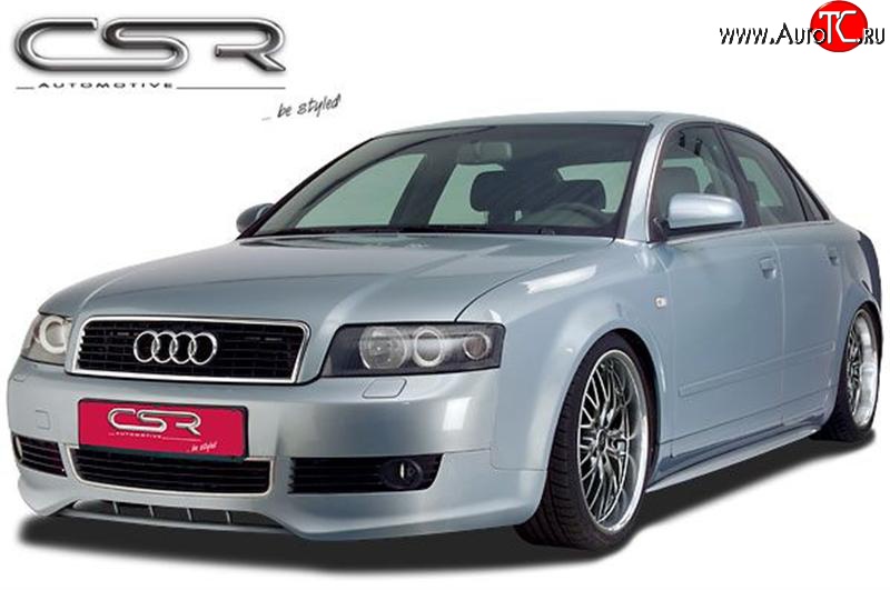 4 399 р. Накладка CSR на передний бампер Audi A4 B6 седан (2000-2006)  с доставкой в г. Самара