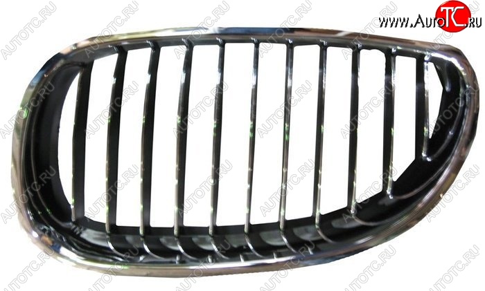 1 699 р. Левая решетка радиатора SAT BMW 5 серия E60 седан дорестайлинг (2003-2007) (Хром)  с доставкой в г. Самара