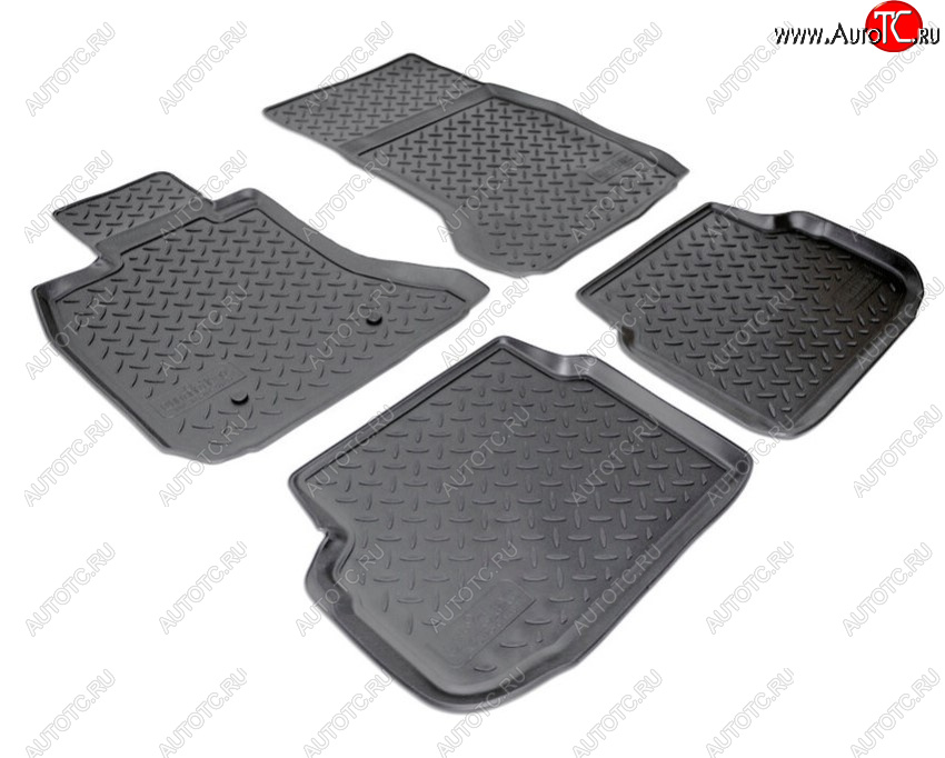3 299 р. Комплект ковриков в салон Norplast Unidec BMW 7 серия F01-F04 седан (2008-2015) (Цвет: черный)  с доставкой в г. Самара