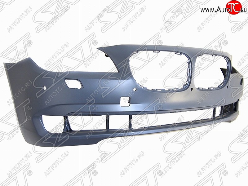 3 289 р. Передний бампер SAT (под омыватели и сонары) BMW 7 серия F01-F04 седан (2008-2015) (Неокрашенный)  с доставкой в г. Самара