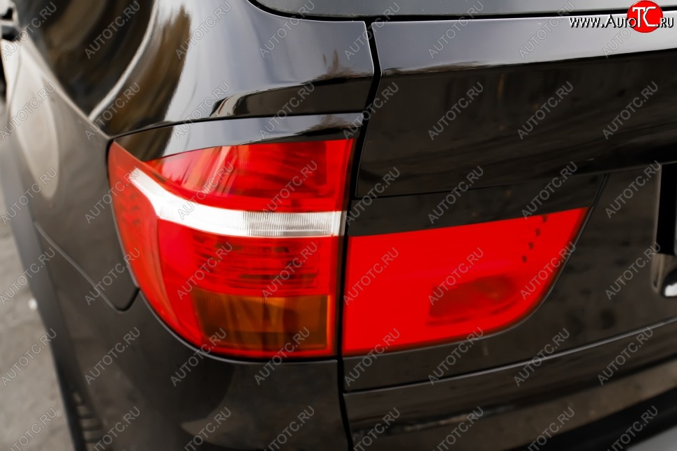 2 099 р. Накладки на фонари LUMMA STYLE BMW X5 E70 дорестайлинг (2006-2010) (Неокрашенные)  с доставкой в г. Самара