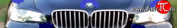 1 829 р. Реснички на фары Drive  BMW X5  E70 (2006-2013) дорестайлинг, рестайлинг (Неокрашенные)  с доставкой в г. Самара