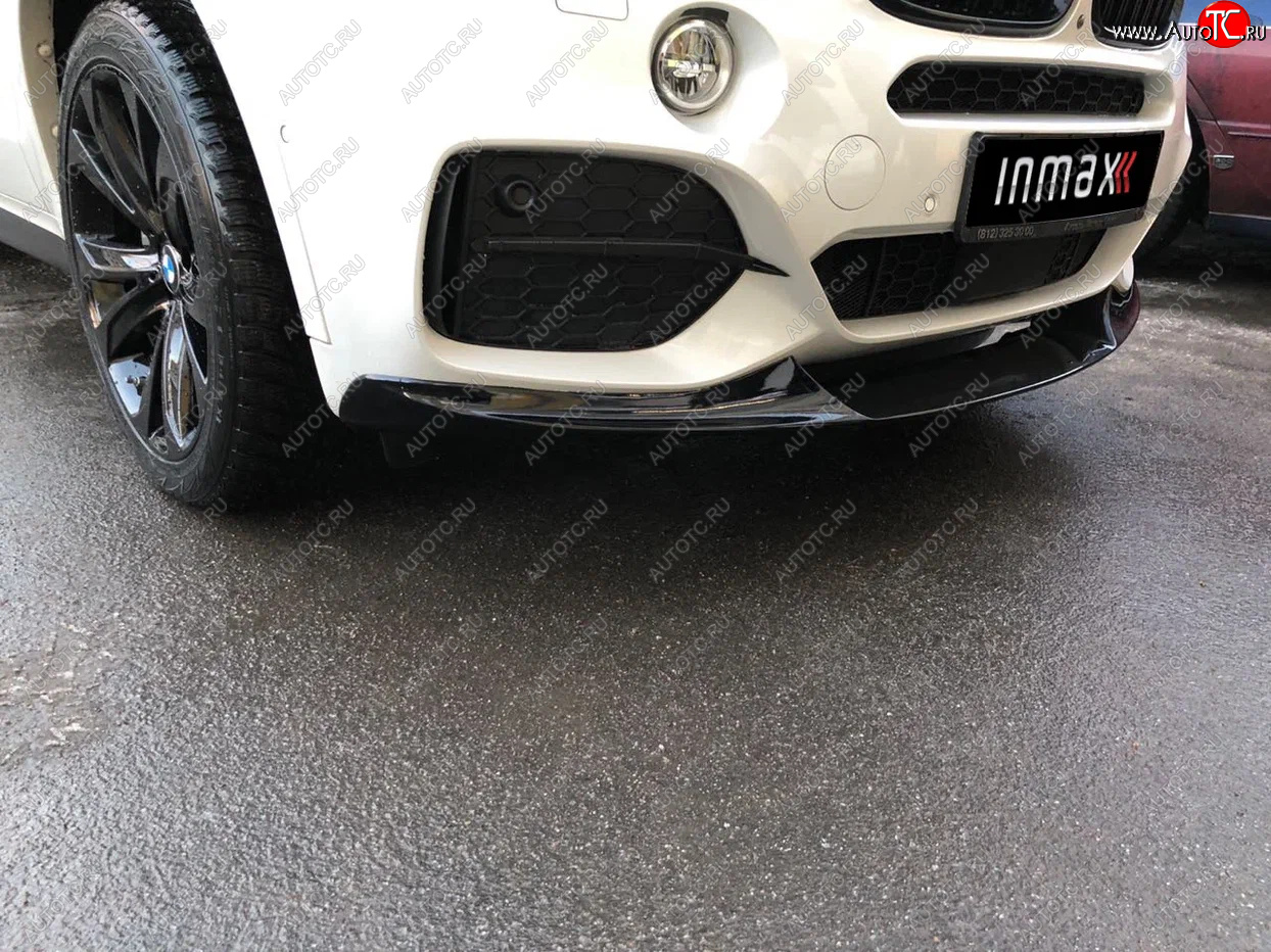 19 999 р. Сплиттер переднего бампера M-Performance  BMW X5  F15 (2013-2018) (цвет: черный глянец)  с доставкой в г. Самара