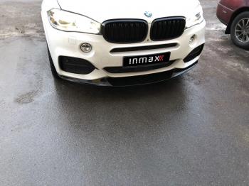 19 999 р. Сплиттер переднего бампера M-Performance  BMW X5  F15 (2013-2018) (цвет: черный глянец)  с доставкой в г. Самара. Увеличить фотографию 5