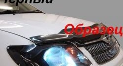 2 199 р. Дефлектор капота CA Plastic (черный) BYD F3 седан (2005-2014) (Classic черный, Без надписи)  с доставкой в г. Самара. Увеличить фотографию 4
