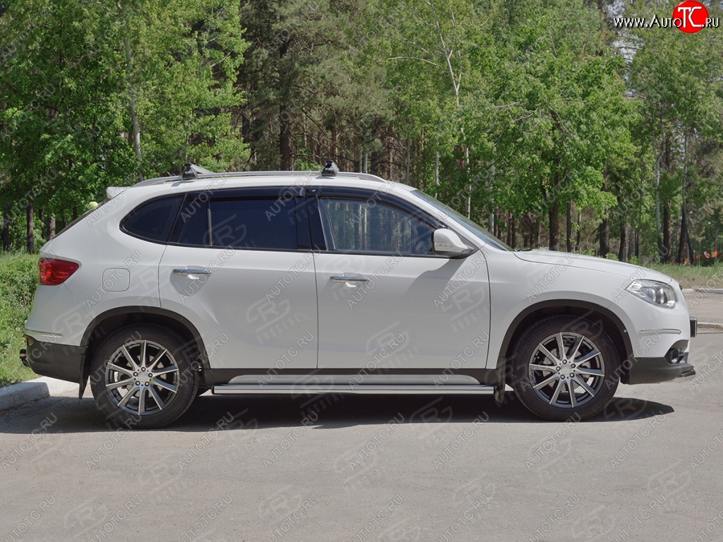 18 799 р. Защита порогов из круглой трубы d63 мм SLITKOFF v2 Brilliance V5 (2012-2018)  с доставкой в г. Самара