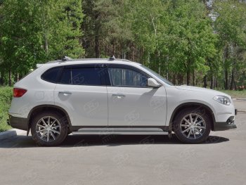 19 999 р. Защита порогов из круглой трубы d63 мм SLITKOFF v3 Brilliance V5 (2012-2018)  с доставкой в г. Самара. Увеличить фотографию 3
