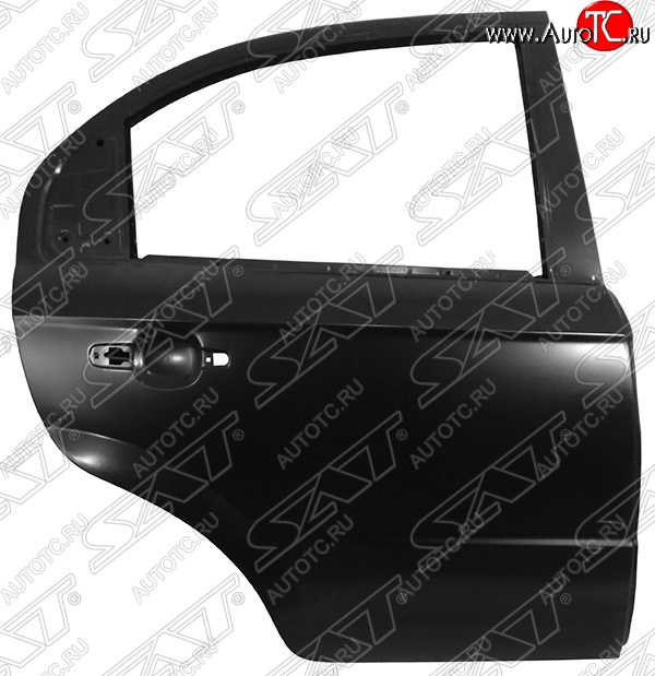 5 899 р. Правая задняя дверь SAT Chevrolet Aveo T250 седан рестайлинг (2006-2011) (Неокрашенная)  с доставкой в г. Самара