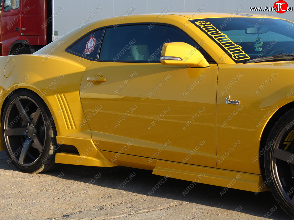 27 499 р. Пороги накладки MV Tuning. Chevrolet Camaro дорестайлинг (2008-2014) (Неокрашенные)  с доставкой в г. Самара