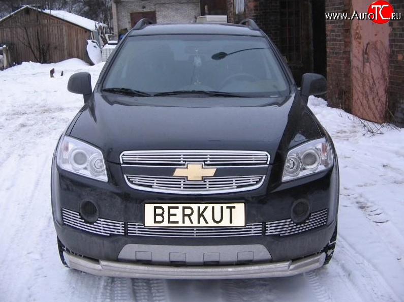 5 199 р. Декоративная вставка решетки радиатора Berkut Chevrolet Captiva  дорестайлинг (2006-2011)  с доставкой в г. Самара