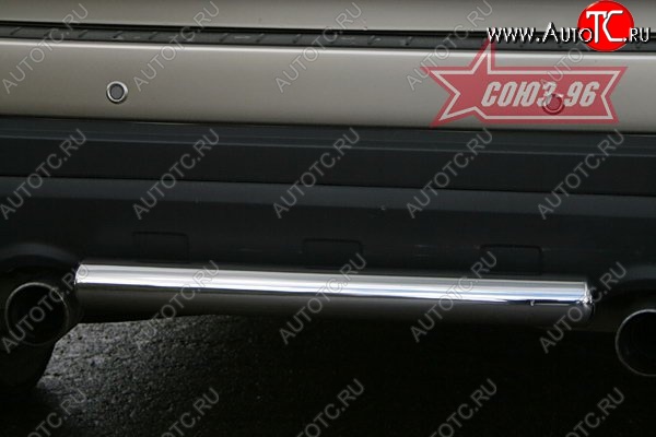 8 009 р. Защита заднего бампера Souz-96 (d60) Chevrolet Captiva  дорестайлинг (2006-2011)  с доставкой в г. Самара