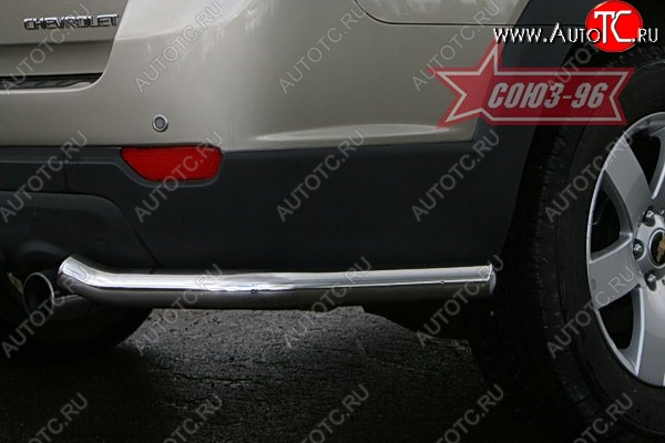8 864 р. Защита заднего бампера Souz-96 (d60) Chevrolet Captiva  дорестайлинг (2006-2011)  с доставкой в г. Самара