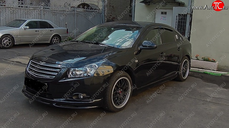 5 499 р. Накладка на передний бампер SPORT CLUB Chevrolet Cruze J300 седан рестайлинг (2012-2015) (Неокрашенная)  с доставкой в г. Самара