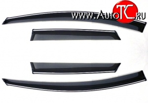 999 р. Комплект дефлекторов окон (ветровиков) 4 шт. (седан) Russtal Chevrolet Epica V250 (2006-2012)  с доставкой в г. Самара